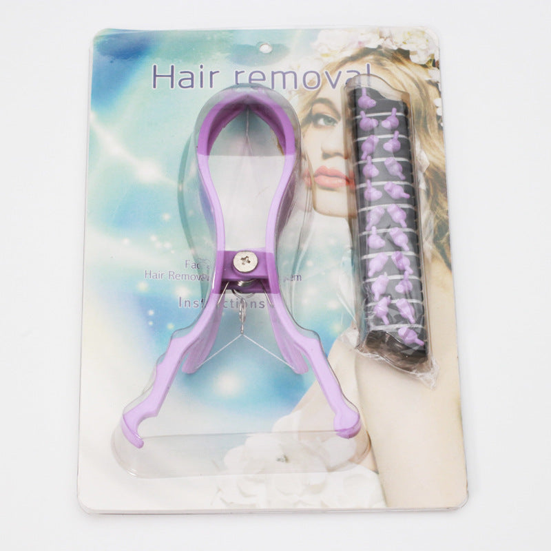 Face Tweezers Cotton Thread Shearing Hair Remover