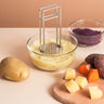 Stainless Steel Potato Press Kitchen Gadget - UNIQUE SWEETNESS0
