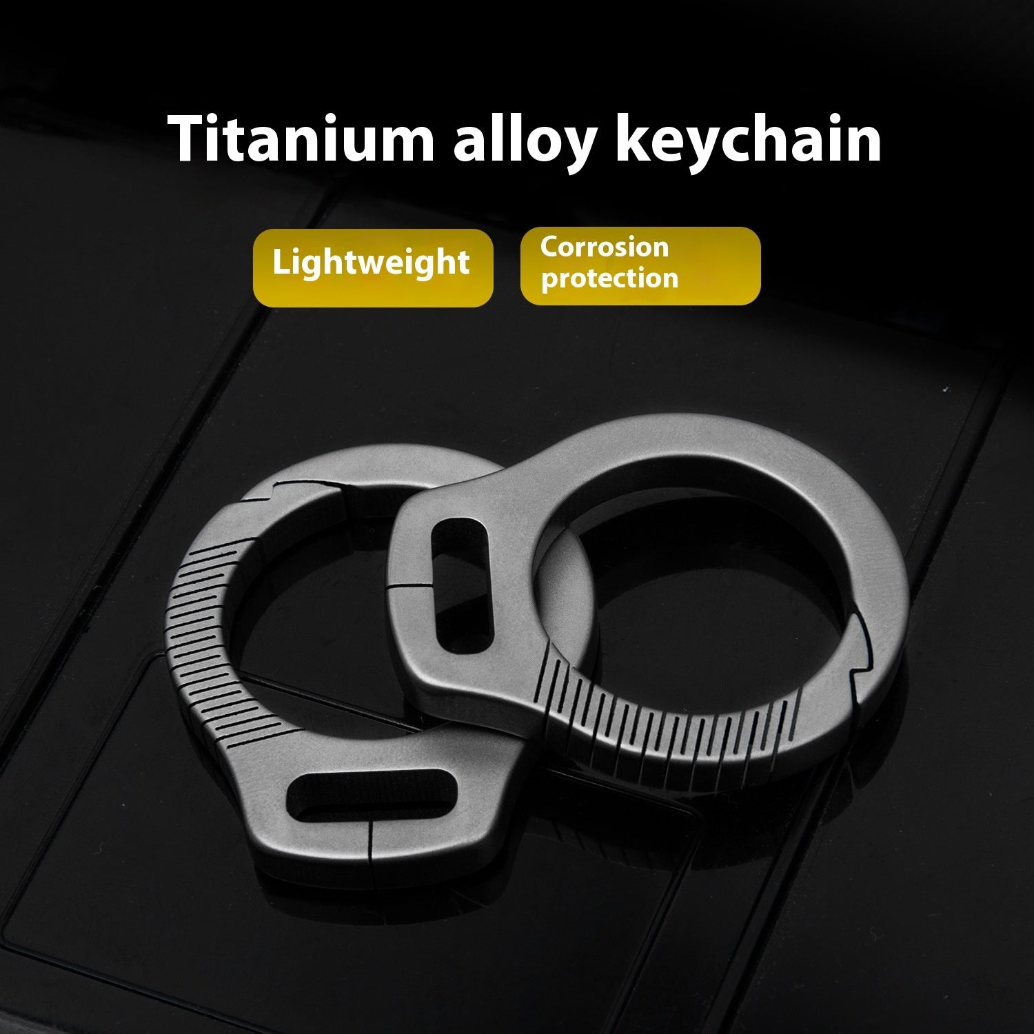 Titanium Alloy Keychain Car EDC Gadget - UNIQUE SWEETNESS0